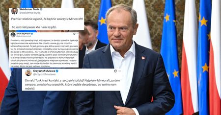 Tusk wskazał na Minecrafta. W sieci burza