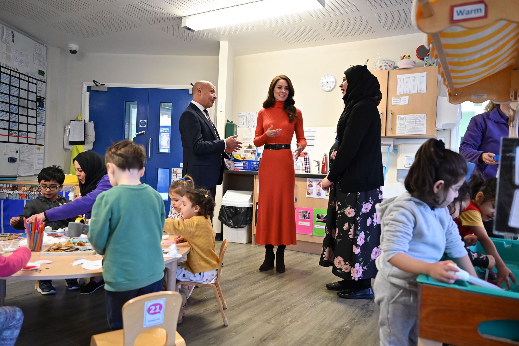 Księżna Kate na spotkaniu z dziećmi w Luton