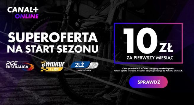 Canal+ online taniej dla fanów żużla