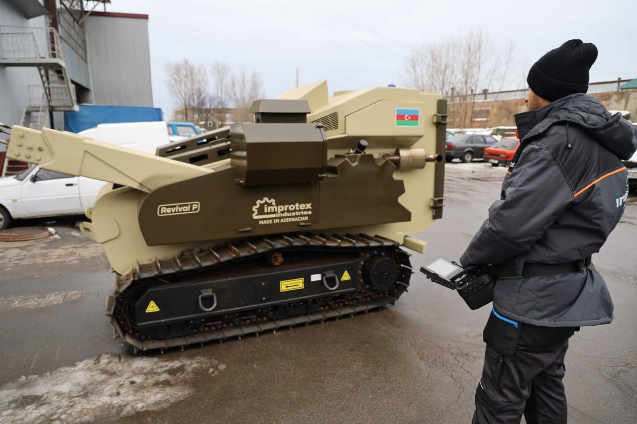 Revival P mine removal vehicle