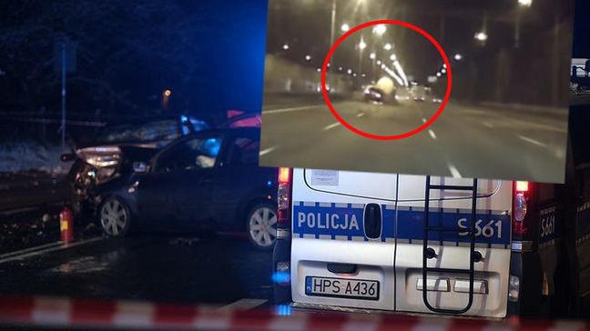 Warszawa. Wypadek na S8. Potężne zderzenie 