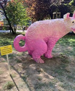 На варшавській Охоті зникла скульптура Рожевого пса