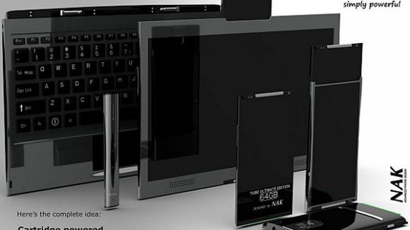 Niesamowity koncept HTC Tube - tablet, smartfon i netbook w jednym 1