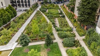 To nie włoskie Tivoli! Tak z lotu ptaka wygląda jeden z najpiękniejszych krakowskich parków. Park im. Wisławy Szymborskiej!
