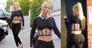 Iggy Azalea odpiera "oskarżenia" fanów o poddaniu się LIPOSUKCJI, paradując po Los Angeles z odsłoniętym brzuchem (ZDJĘCIA)