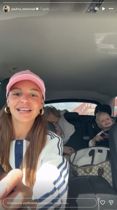 Paulina Rzeźniczak nagrywa podczas jazdy