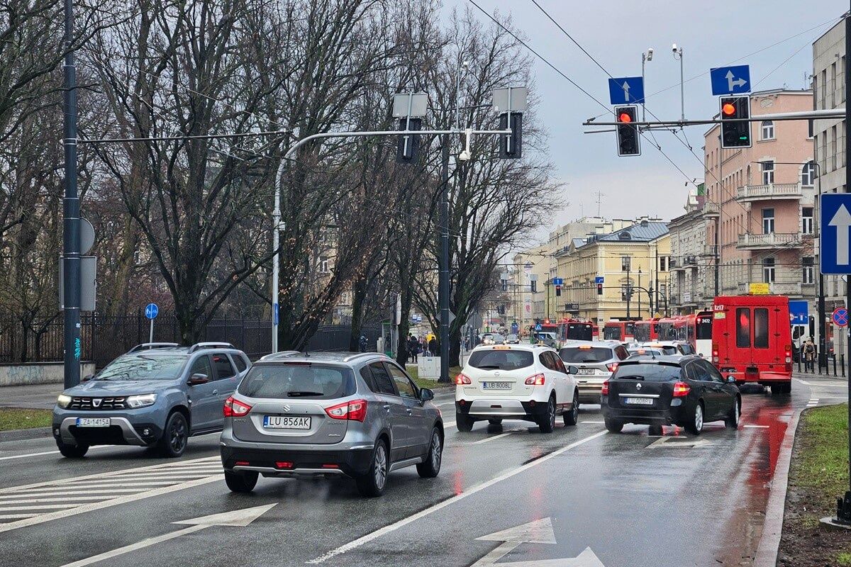 Awaria trolejbusu na Al. Racławickich w Lublinie