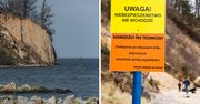 Klif w Orłowie zamknięty. "Ludzie ignorują ostrzeżenia"
