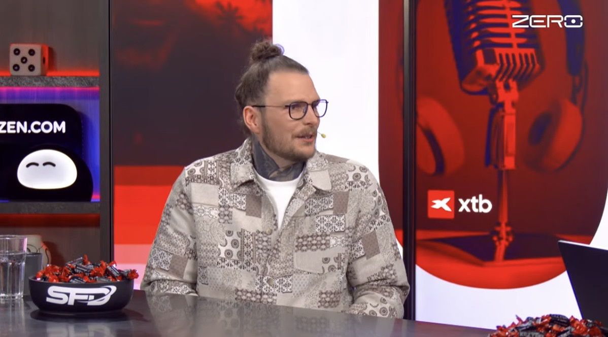 Żurnalista podczas rozmowy