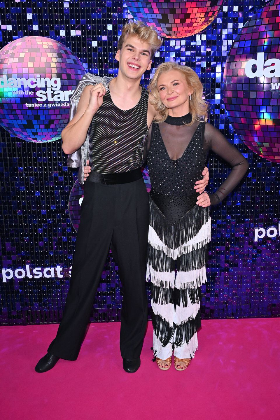 Kacper "Jasper" Porębski z mamą