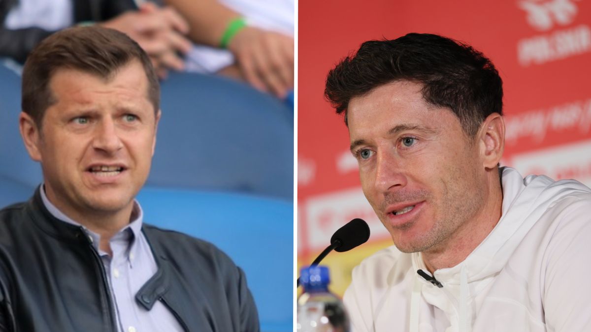 Na zdjęciu od lewej: Cezary Kucharski i Robert Lewandowski