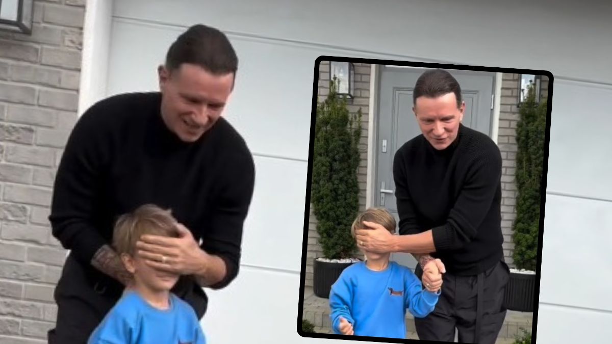 Internauci komentują prezent, jaki Radek Majdan wręczył synowi