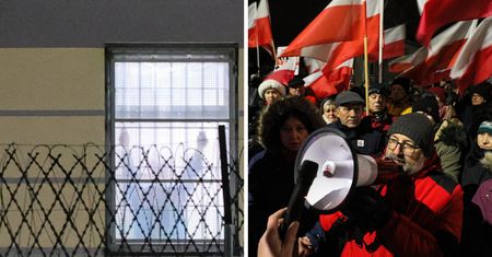 Wąsik w oknie więzienia. Pikiety przed zakładami karnymi