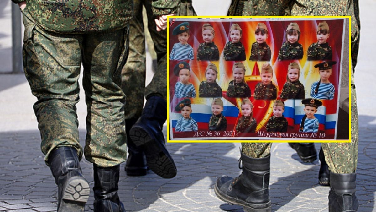 Zdjęcie dzieci z przedszkola.