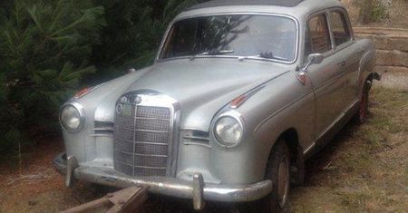 Szukał złomu, a znalazł zabytkowego Mercedesa. Teraz odpowie za kradzież