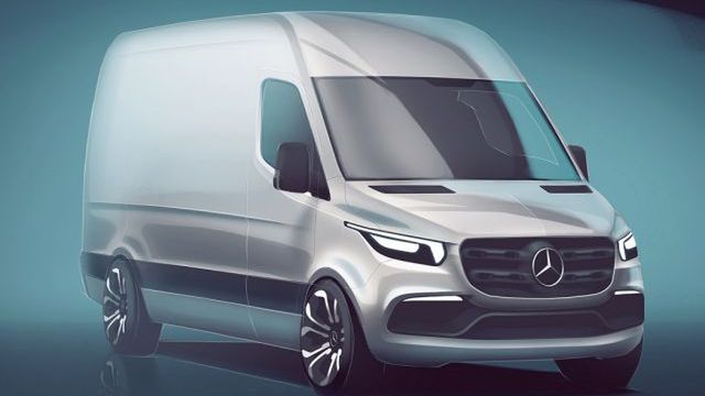 Szkic nowego Mercedesa Sprintera