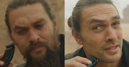 Jason Momoa ZGOLIŁ BRODĘ po 7 latach: "Żegnaj Aquamanie" (FOTO)