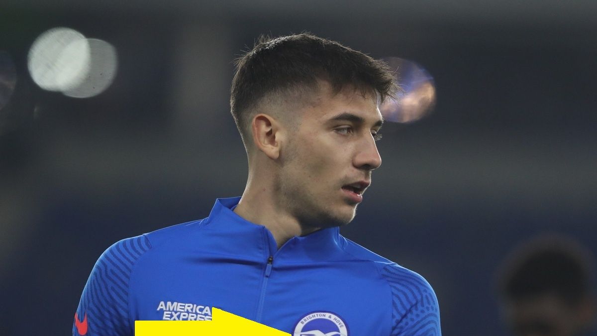 Jakub Moder w barwach Brighton and Hove Albion