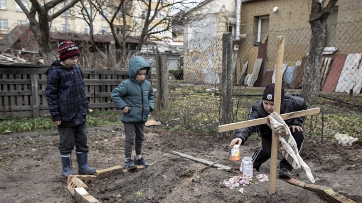 Masakra w Buczy wstrząsnęła mieszkańcami całego świata, a na Rosję spadły oskarżenia o ludobójstwo