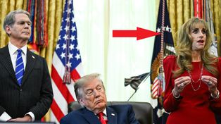 Kobieta u boku Trumpa. Internet wybuchł, mąż nie wytrzymał