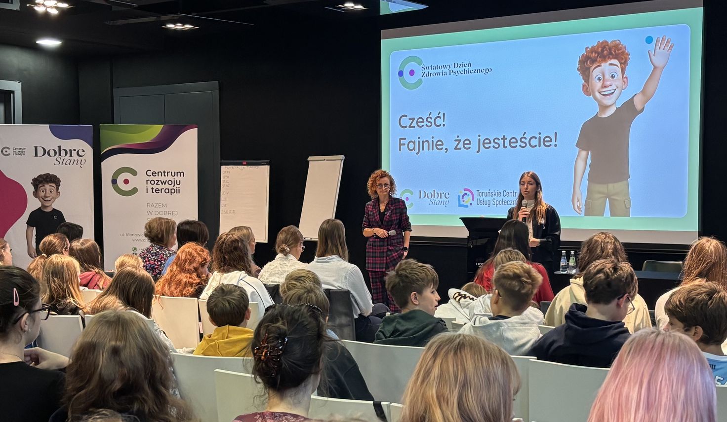 Toruń. Z okazji Dnia Zdrowia Psychicznego odbyła się konferencja "Młodzi w DobrymStanie"