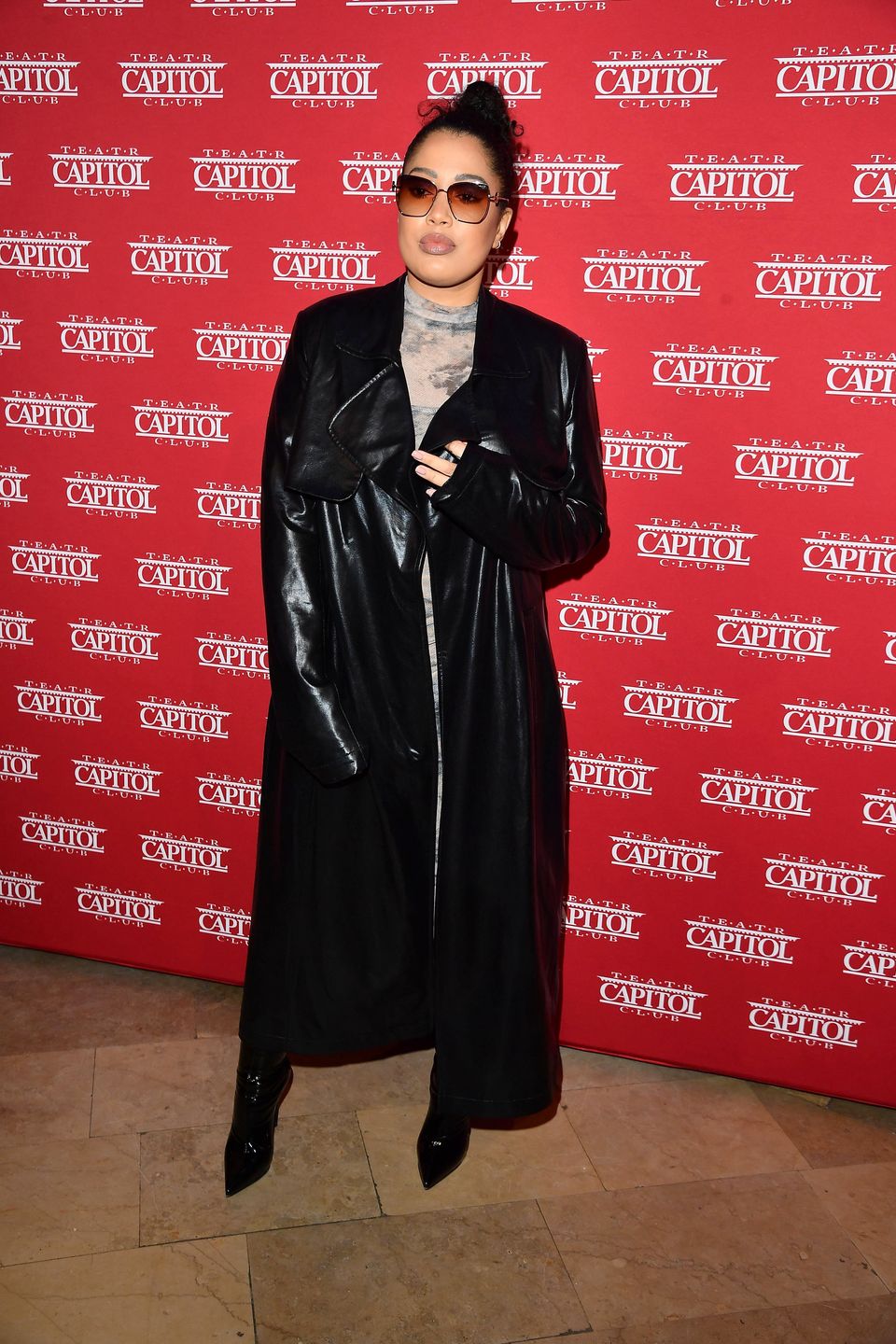 Patrycja Kazadi na premierze "Łóżko pełne cudzoziemców"