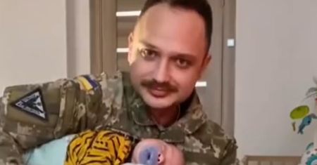 Ukraiński żołnierz wzruszył internautów. Nagranie obiegło sieć