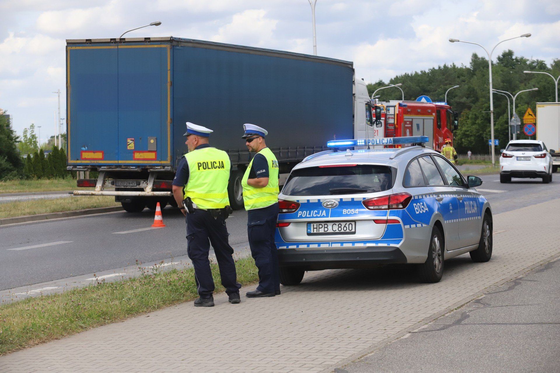 04.07.2025. Rowerzysta śmiertelnie potrącony przez ciężarówkę.