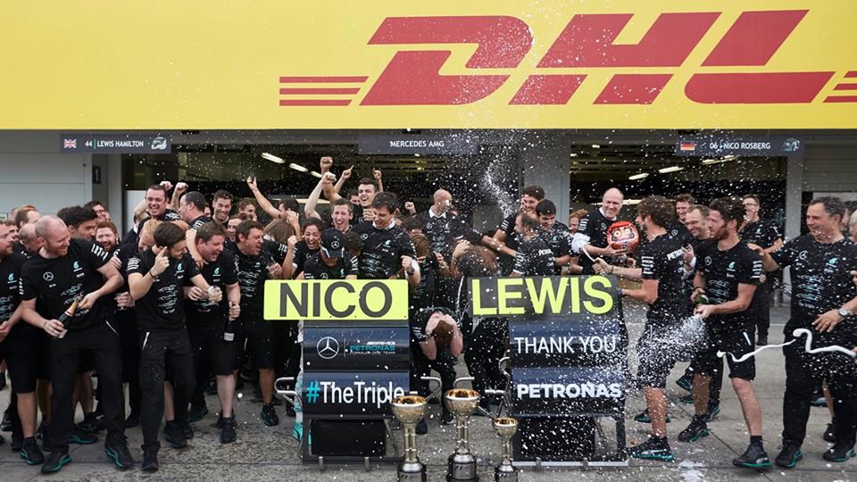 Ekipa Mercedesa trzeci raz świętuje mistrzostwo świata konstruktorów