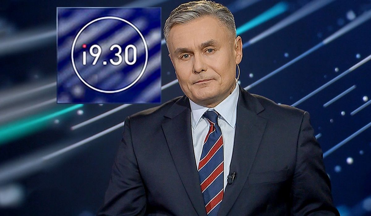 Marek Czyż poprowadził pierwszy wydanie programu "19:30"