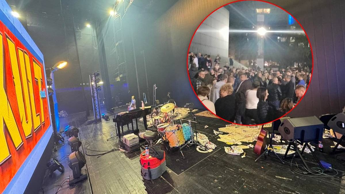 Ewakuacja podczas koncertu zespołu Kult w Lublinie