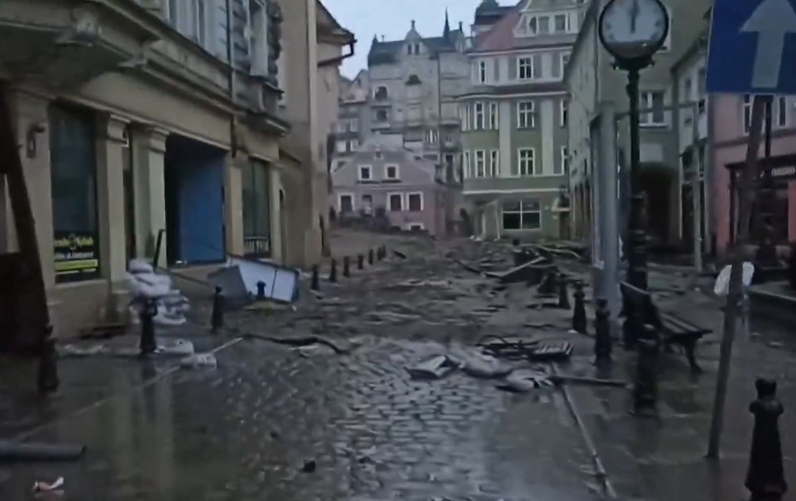Kłodzko po przejściu kataklizmu
