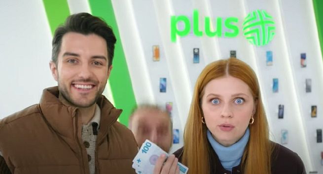 "Gotówka wraca" w nowej reklamie Plusa