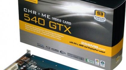 Nowa karta VIA S3 Graphic Chrome 540 GTX 1