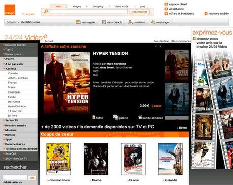 Filmy online od Orange