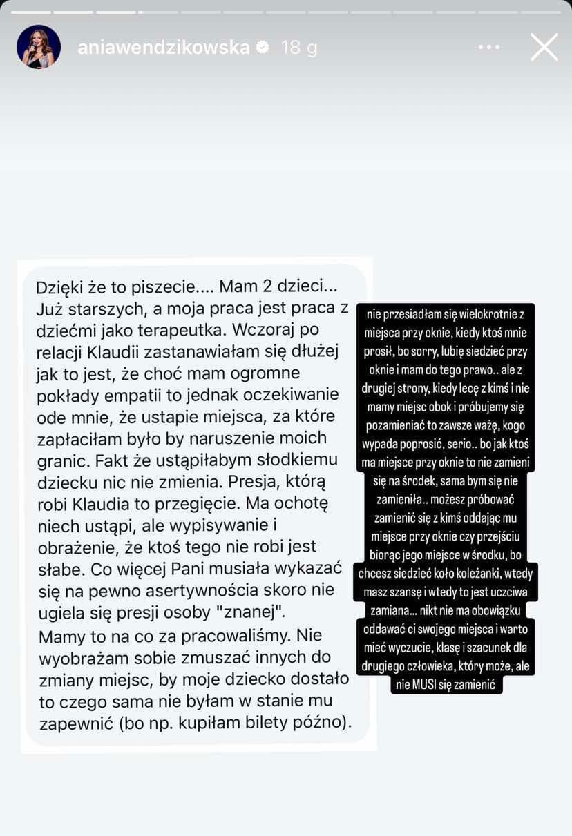 Wendzikowska na story