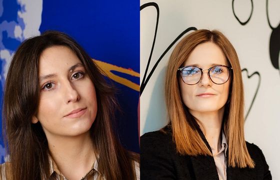 Karolina Chojnowska i Małgorzata Gruszczyńska w zespole Nieagencji