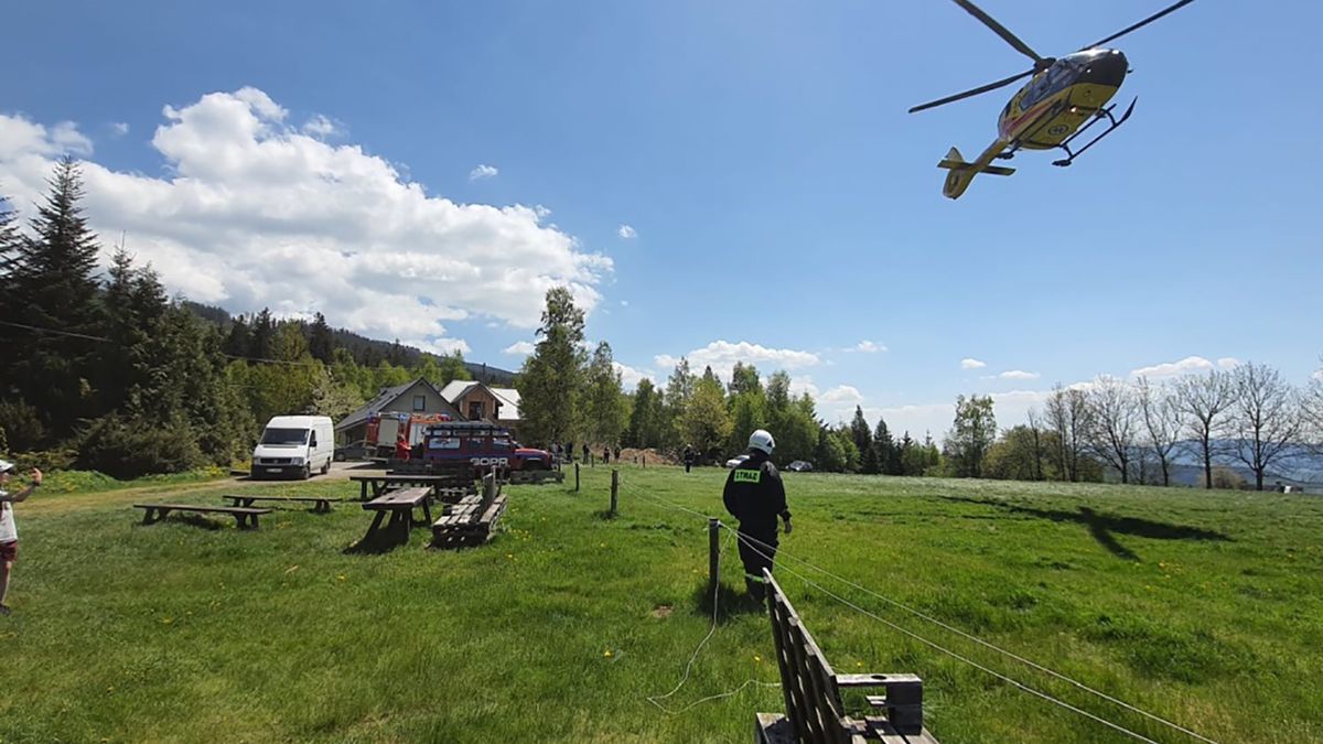 Na miejsce wezwano helikopter LPR. Mimo to, mężczyzny nie udało się uratować