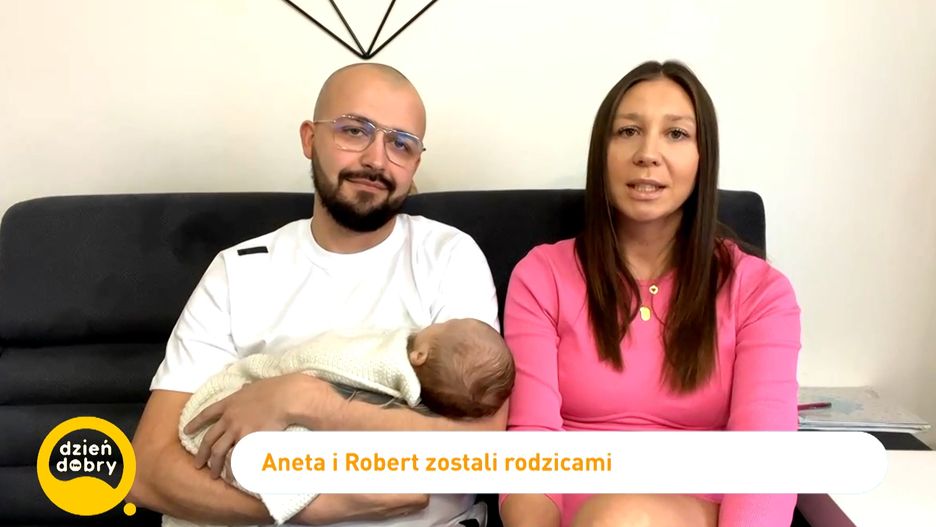 Aneta i Robert ze "Ślubu od pierwszego wejrzenia" byli gośćmi programu "Dzień dobry TVN"