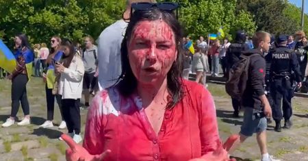 Oblała ambasadora "krwią". Tak zareagowali Rosjanie