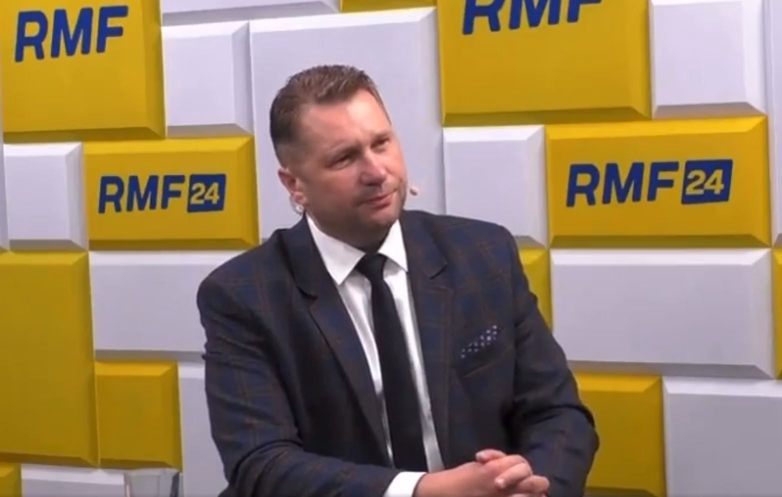 Spięcie Czarnka z Mazurkiem na antenie RMF FM