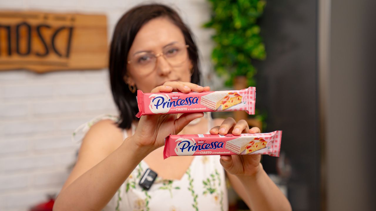 Spróbowałam Princessy o smaku ciasta z truskawkami. Wystarczył kęs i wiedziałam