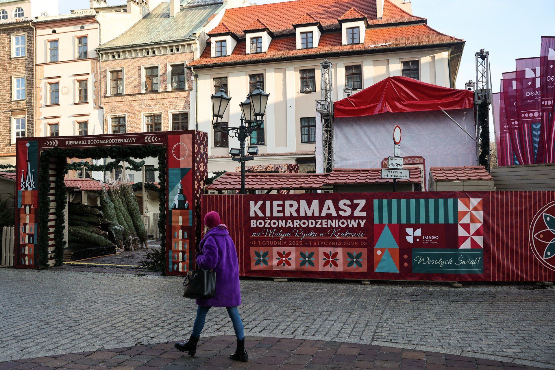 Kiermasz bożonarodzeniowy w Krakowie