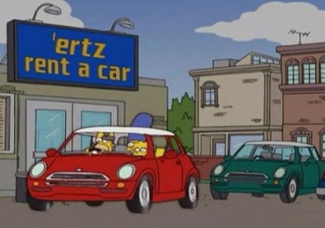 21 samochodów z "The Simpsons" i ich prawdziwe odpowiedniki 23