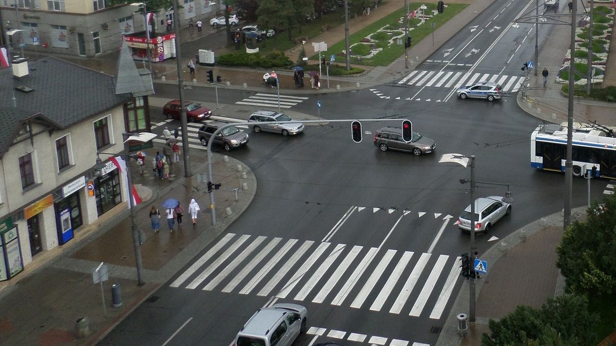 Gdynia, widok na skrzyżowanie 