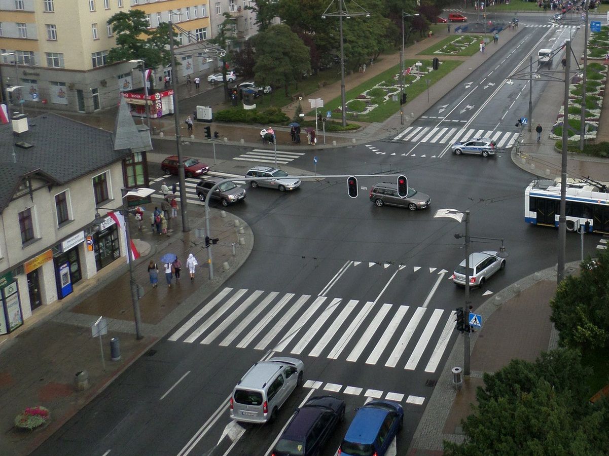 Gdynia, widok na skrzyżowanie 