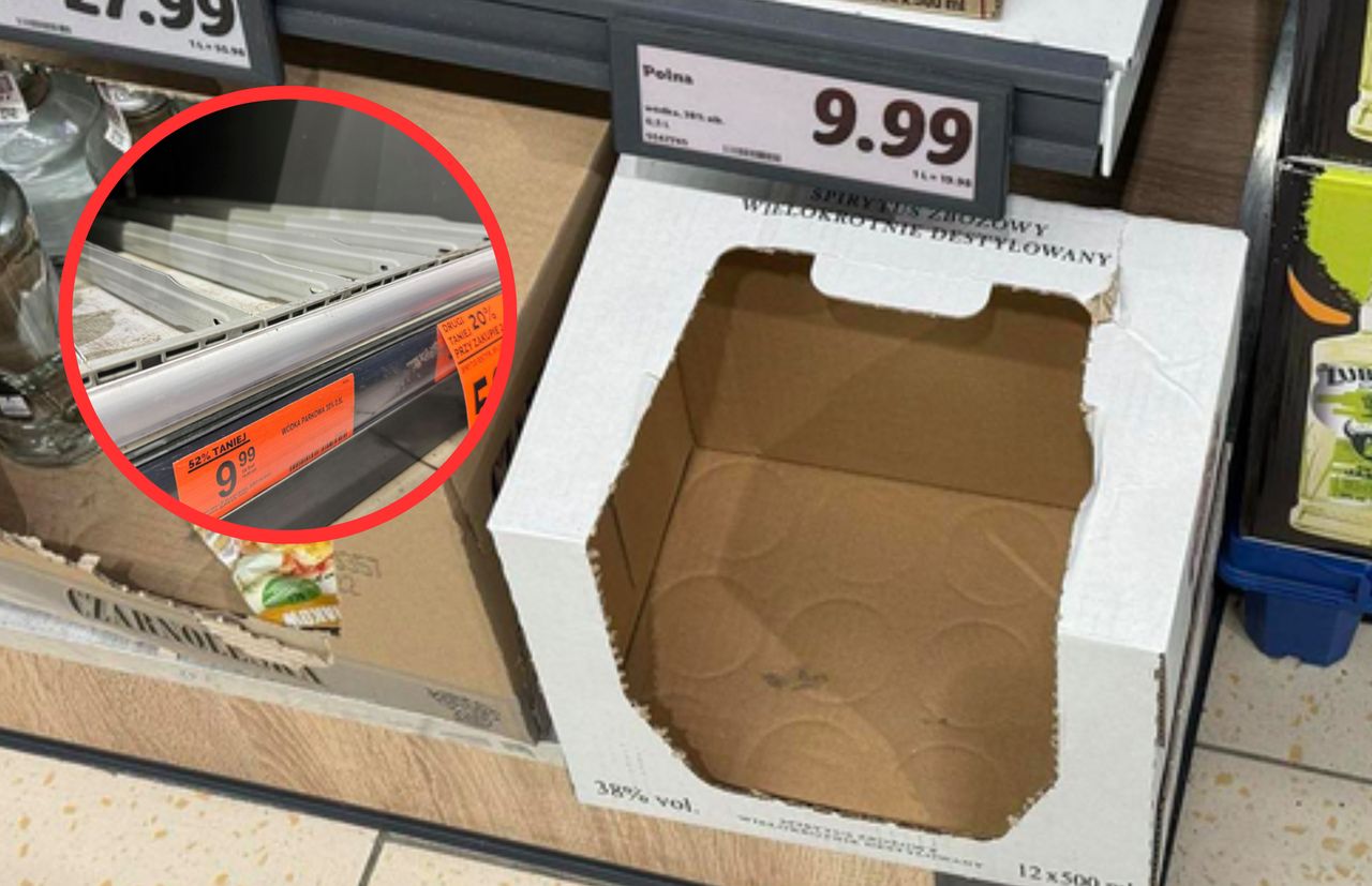 Ludzie kartonami kupowali tanią wódkę. Jest decyzja prokuratury