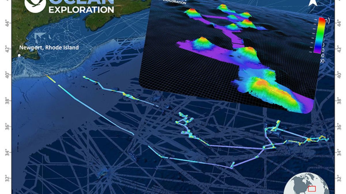 Prawie 20 000 starożytnych wulkanów odkrytych na dnie oceanu