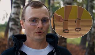 Rolnikowi aż trzęsły się ręce. Zaczął poznawanie Karoliny od stóp