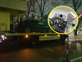 Zatrzymali trzech Ukraińców w Warszawie. Oto, co mieli w aucie